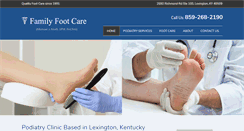 Desktop Screenshot of morrillfootcare.com